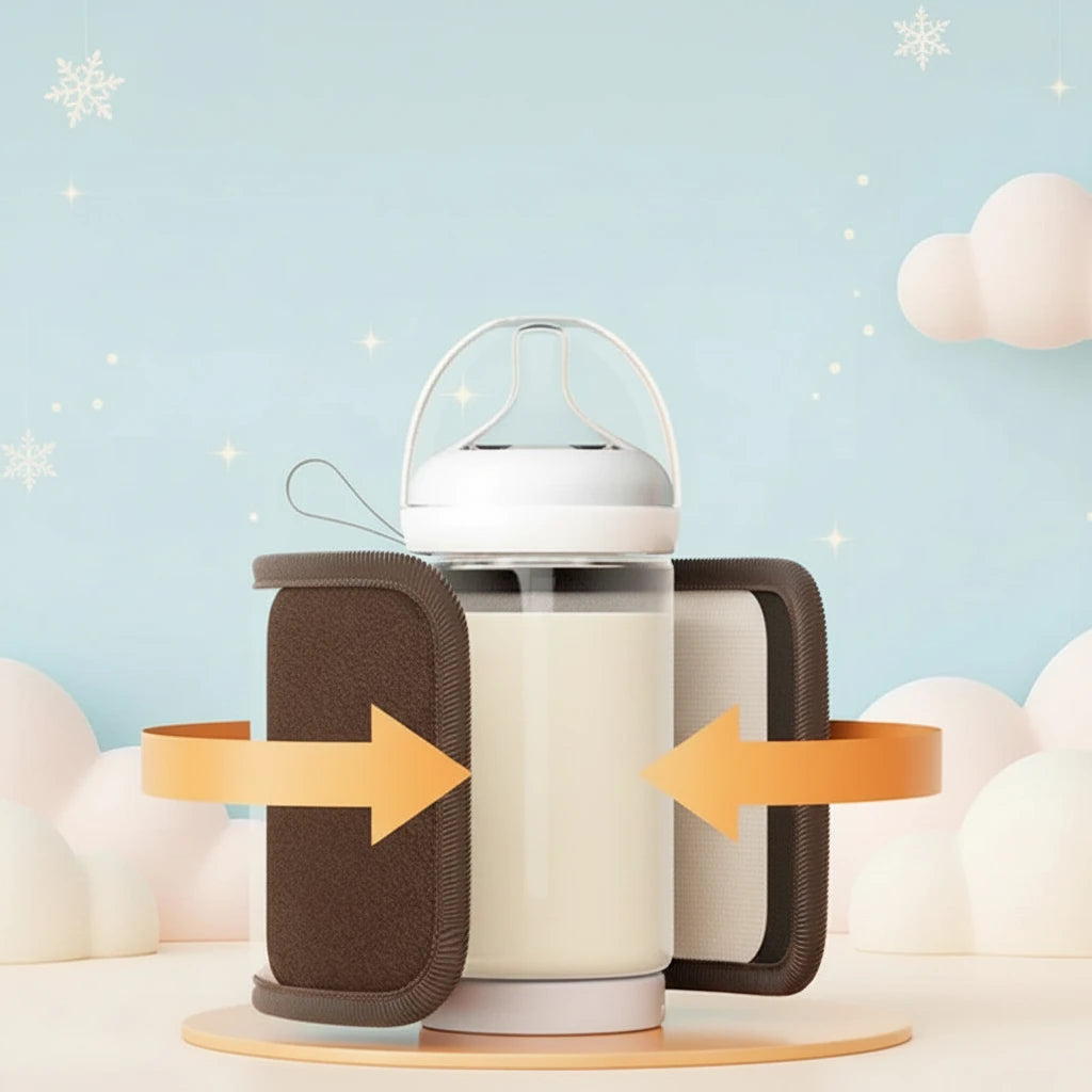 Baby Rechargeable Bottle Thermal Sleeve Soaking Milk Out Portable Warm Milk Warmer Thermostatic Heating Milk Mixing Cup Sleeve