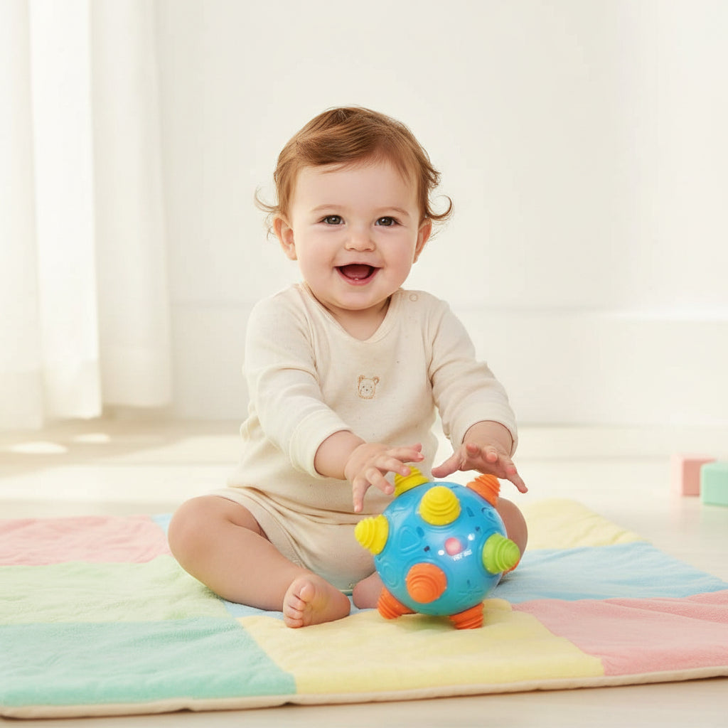 Baby bouncing ball toy
