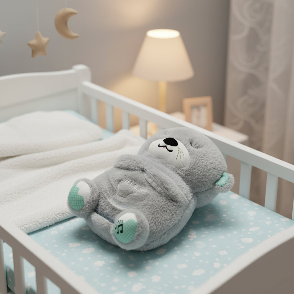 Breathing Bear Companion Soothing Otter Plush Toy