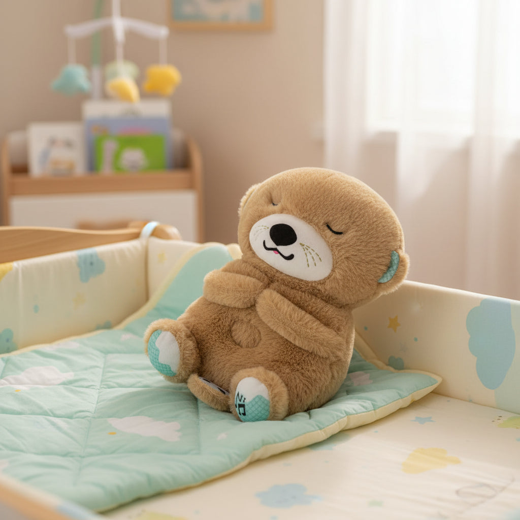 Breathing Bear Companion Soothing Otter Plush Toy