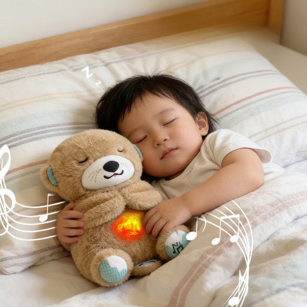 Breathing Bear Companion Soothing Otter Plush Toy