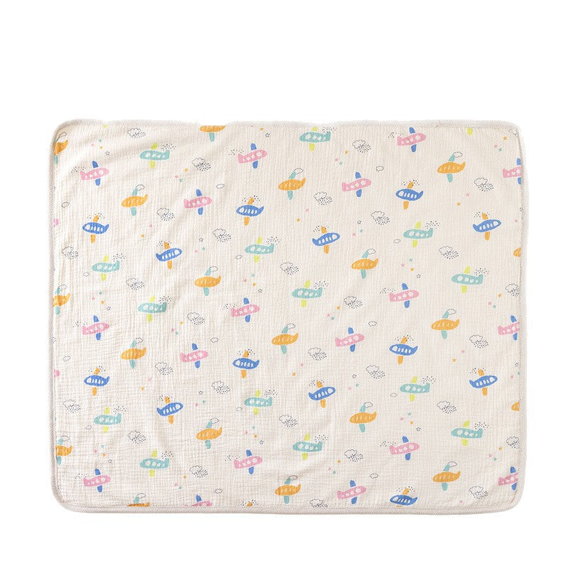 Double-sided double-layer lace baby blanket