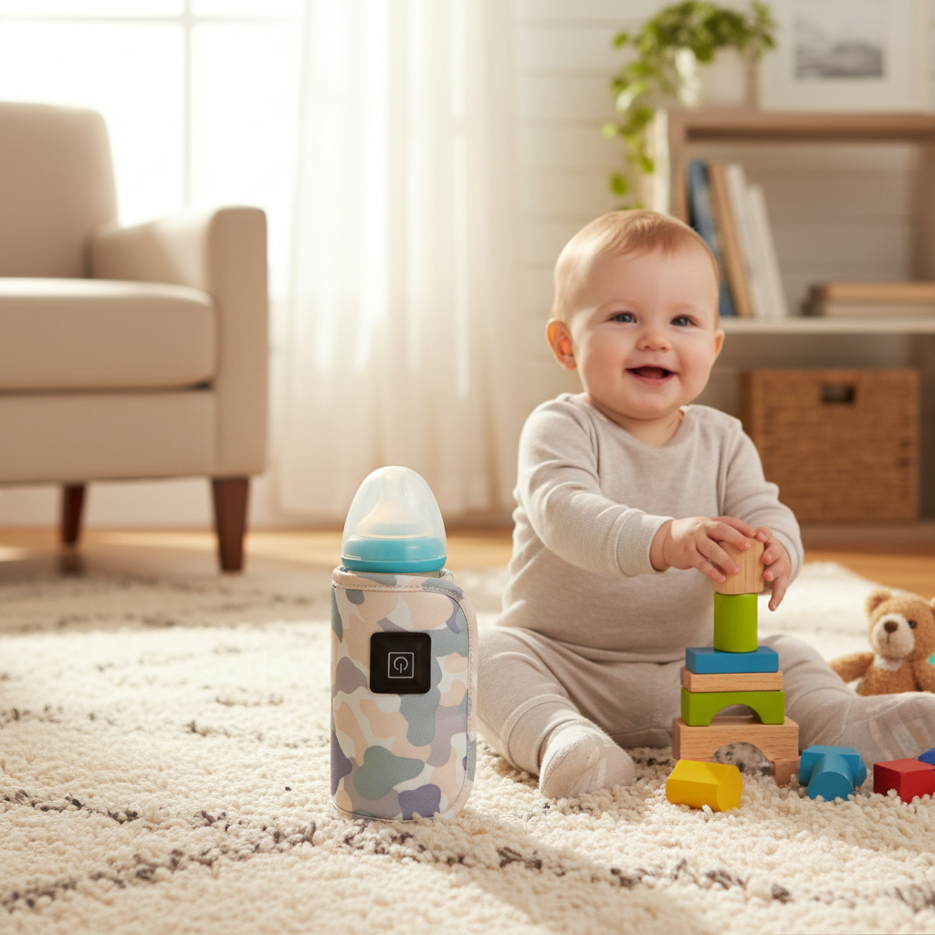 Baby Bottle Thermos Set Children's Universal Outdoor Portable Warm Milk Set Car Constant Temperature Heating Warm Artifact Home Cross-border