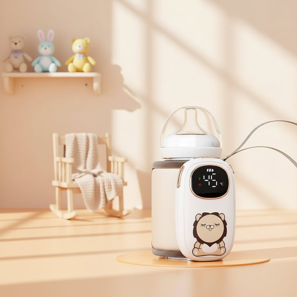 Baby Rechargeable Bottle Thermal Sleeve Soaking Milk Out Portable Warm Milk Warmer Thermostatic Heating Milk Mixing Cup Sleeve