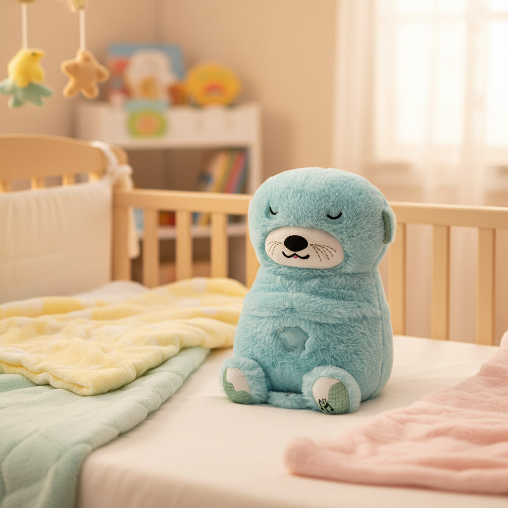 Breathing Bear Companion Soothing Otter Plush Toy