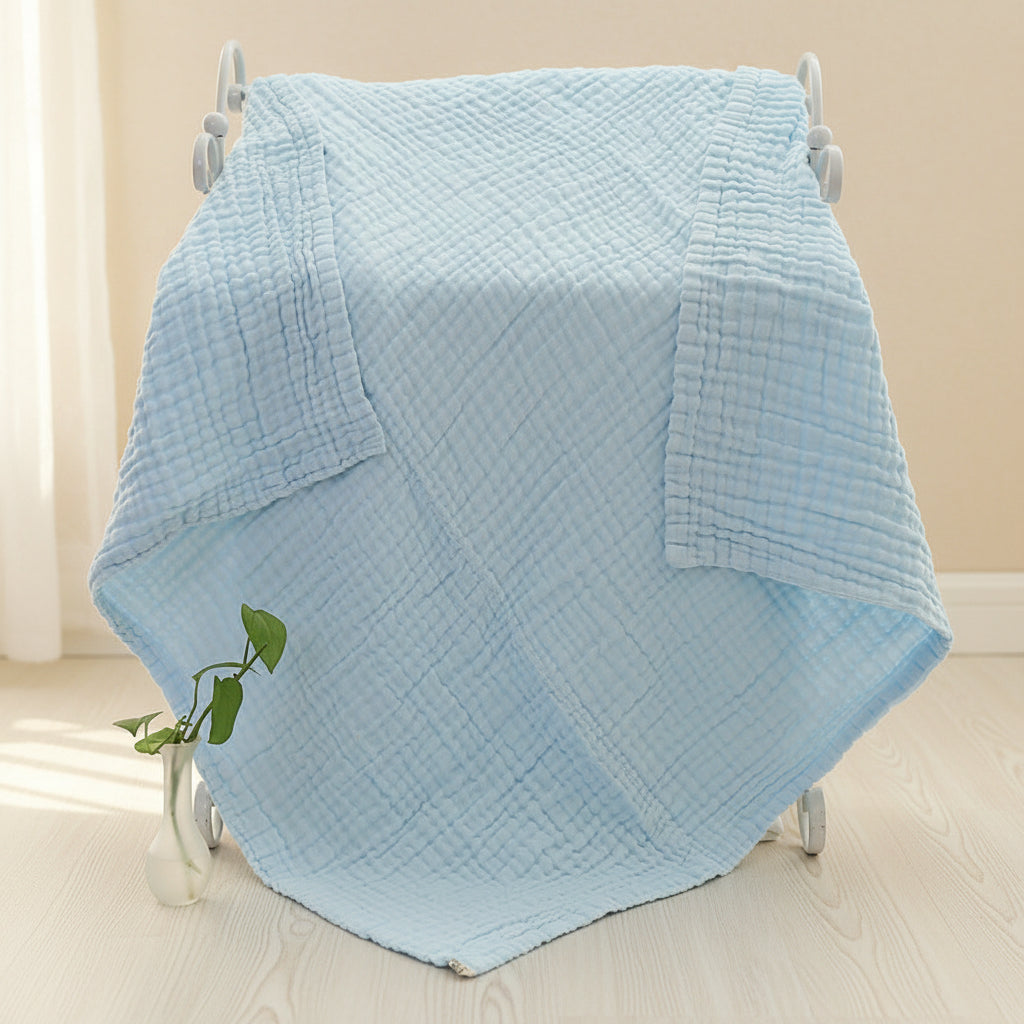 Plain Gauze Baby Bath Towel