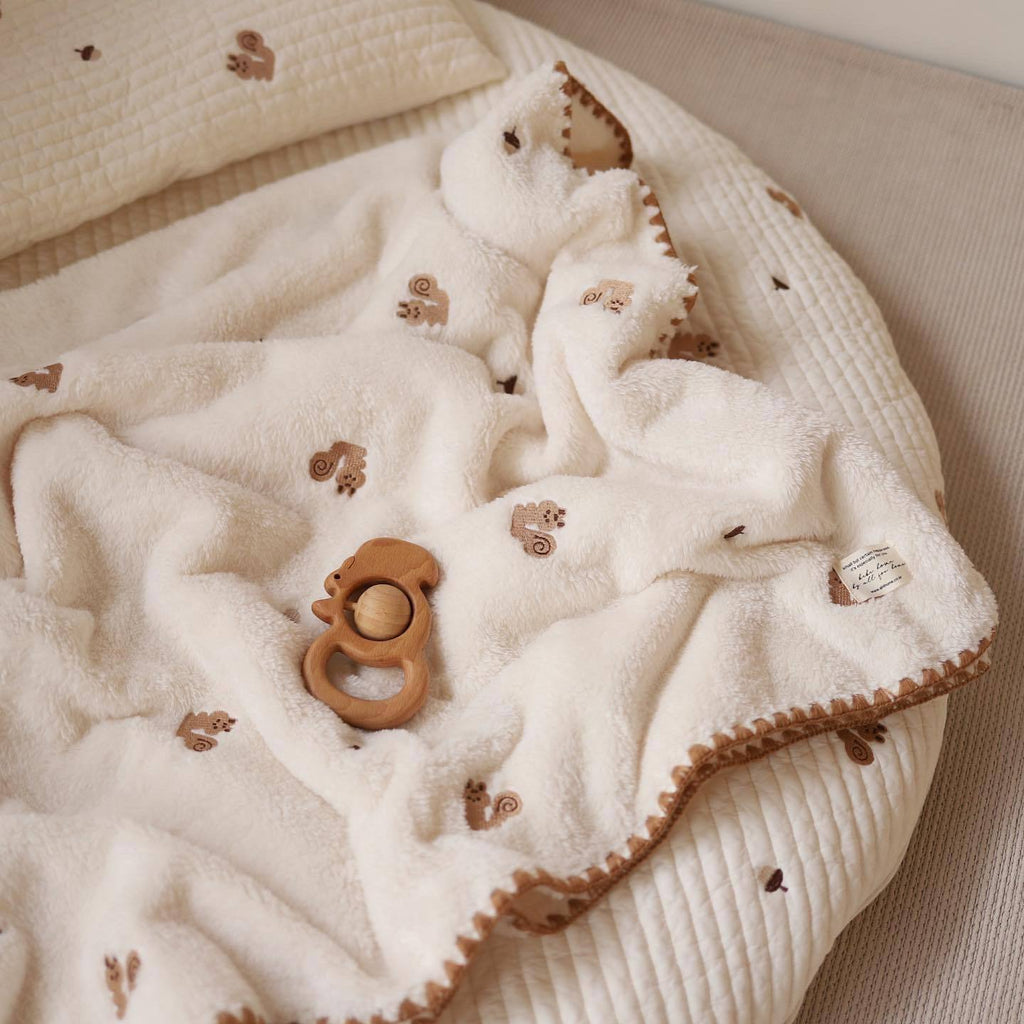 Soft Flannel Baby Blanket for Infants