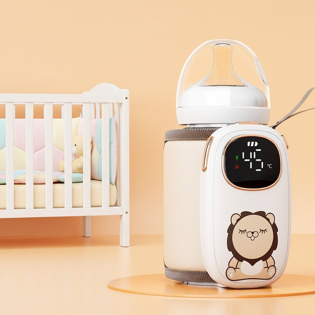 Baby Rechargeable Bottle Thermal Sleeve Soaking Milk Out Portable Warm Milk Warmer Thermostatic Heating Milk Mixing Cup Sleeve