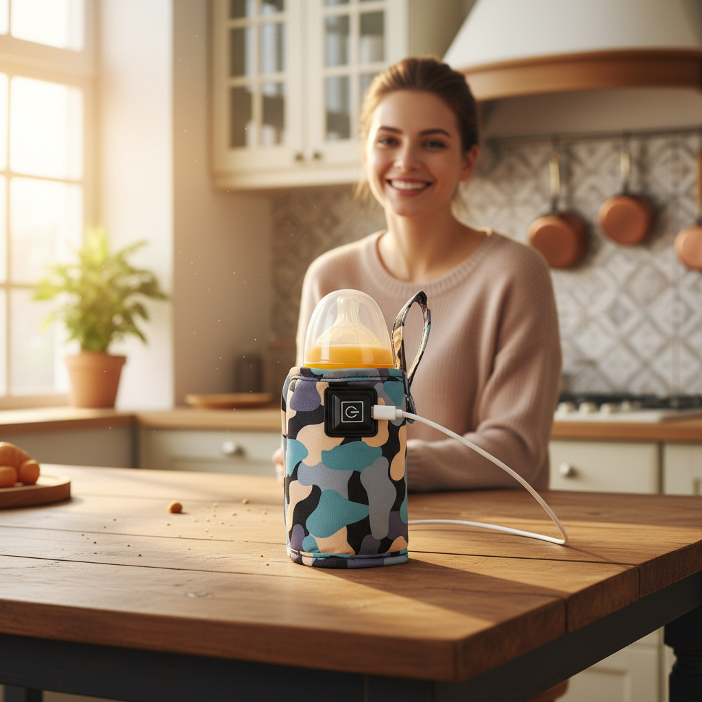 Baby Bottle Thermos Set Children's Universal Outdoor Portable Warm Milk Set Car Constant Temperature Heating Warm Artifact Home Cross-border