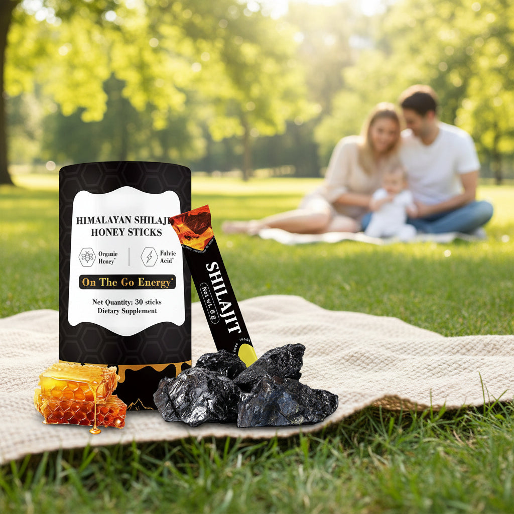 Shilajit Honey Sticks Natural Energy Supplement