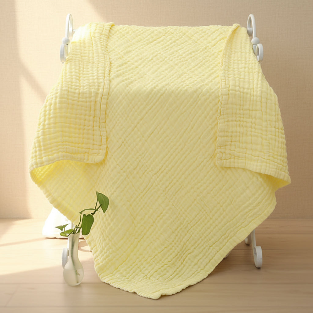 Plain Gauze Baby Bath Towel