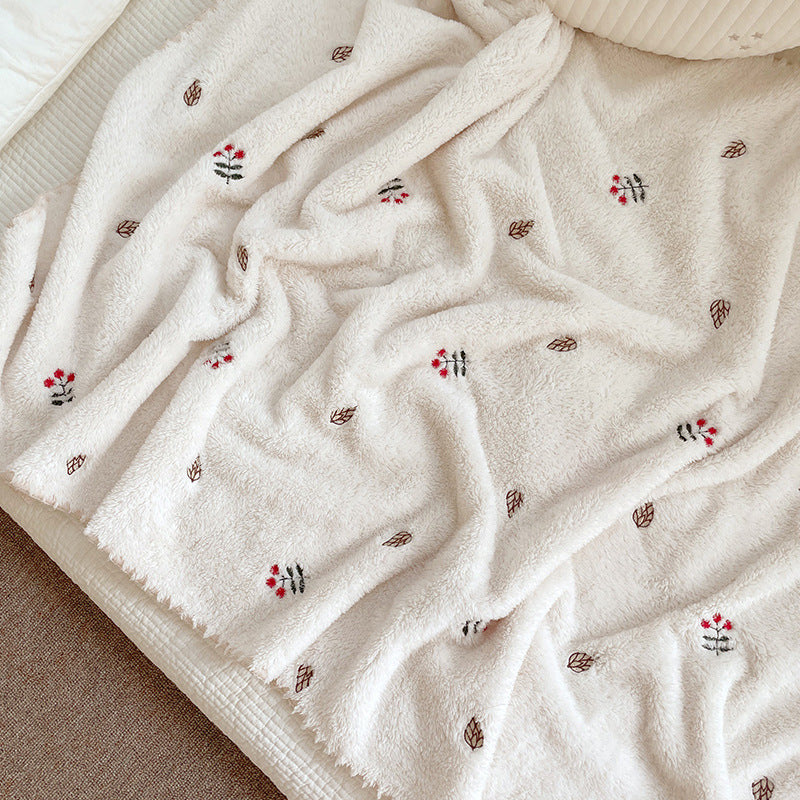 Soft Flannel Baby Blanket for Infants