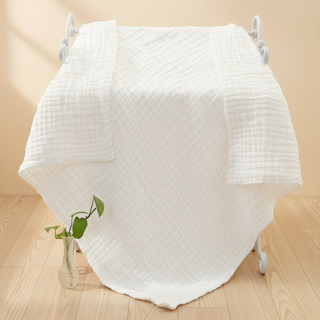 Plain Gauze Baby Bath Towel